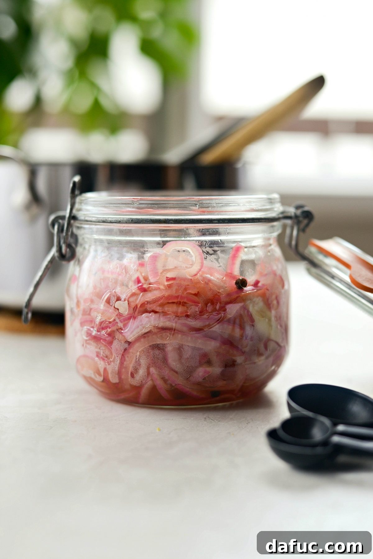 Ruby Red Pickled Onions 10 Quick Pickled Red Onions l SimplyScratch.com #homemade #pickled #redonions #condiments #preserving #pickling