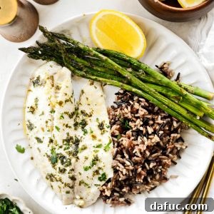 Sheet Pan Lemon Garlic Tilapia with Asparagus