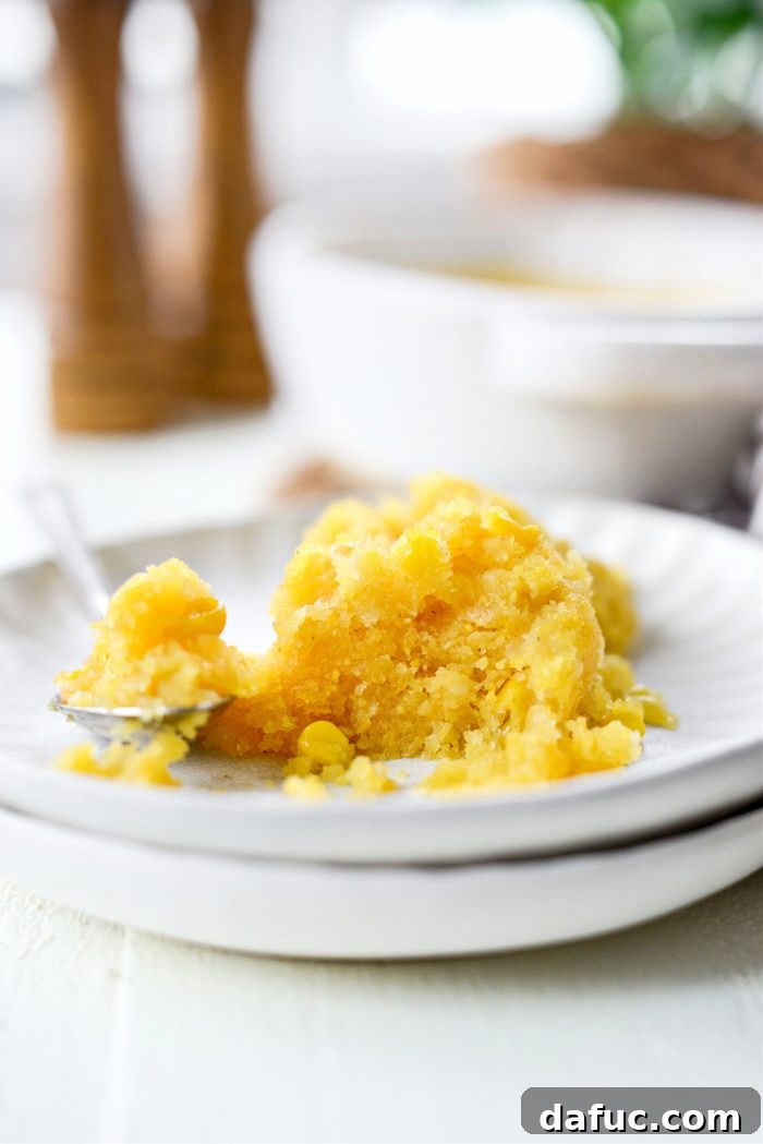 Sweet Mexican Cornbread 17 Final image of Mexican Sweet Corn Cake, perfectly presented and inviting