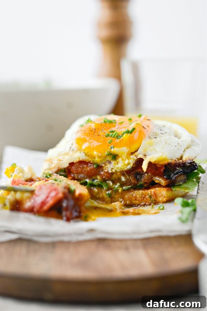 Morning BLT Delight 14 Breakfast BLTs with runny yolk