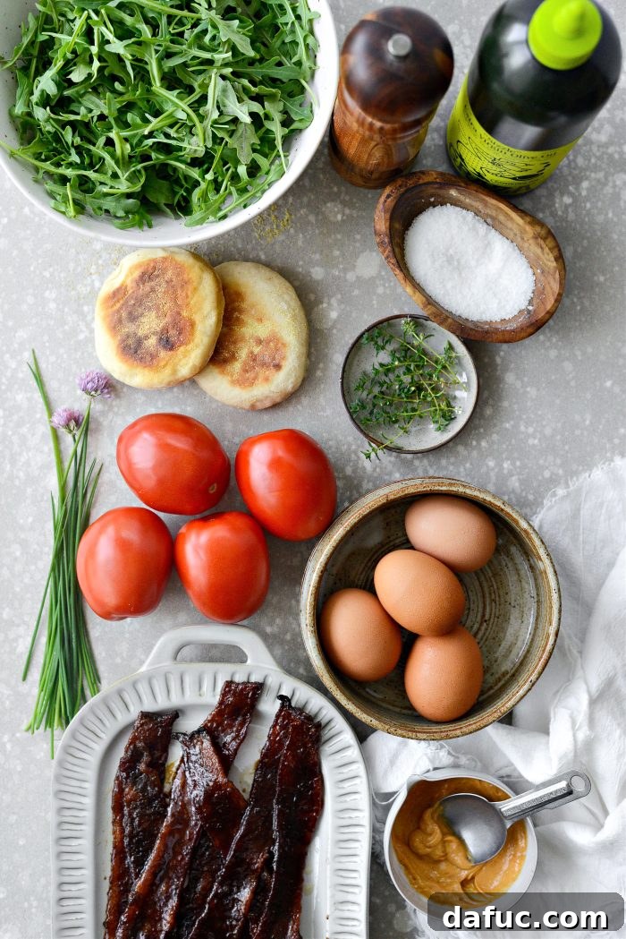 Morning BLT Delight 4 Ingredients for Breakfast BLTs