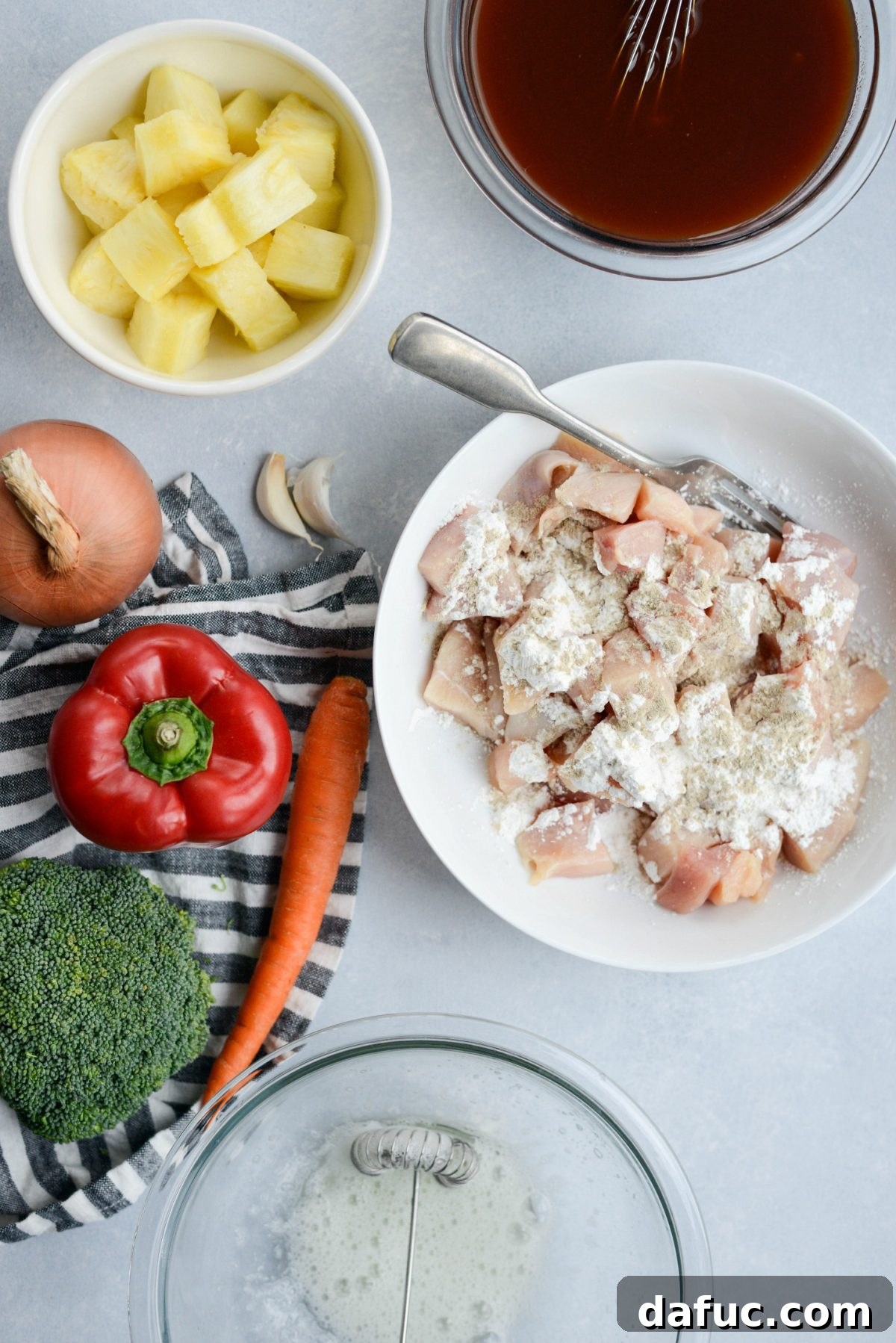 Sweet and Sour Chicken ingredients
