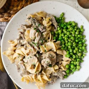 Homemade Beef Stroganoff