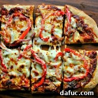 Gourmet Triple Cheese Pizza with Italian Sausage and Roasted Red Peppers 2 img 19500 16