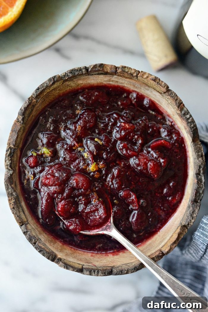 Decadent Cabernet Roasted Cranberry Sauce 2 Cabernet Roasted Cranberry Sauce