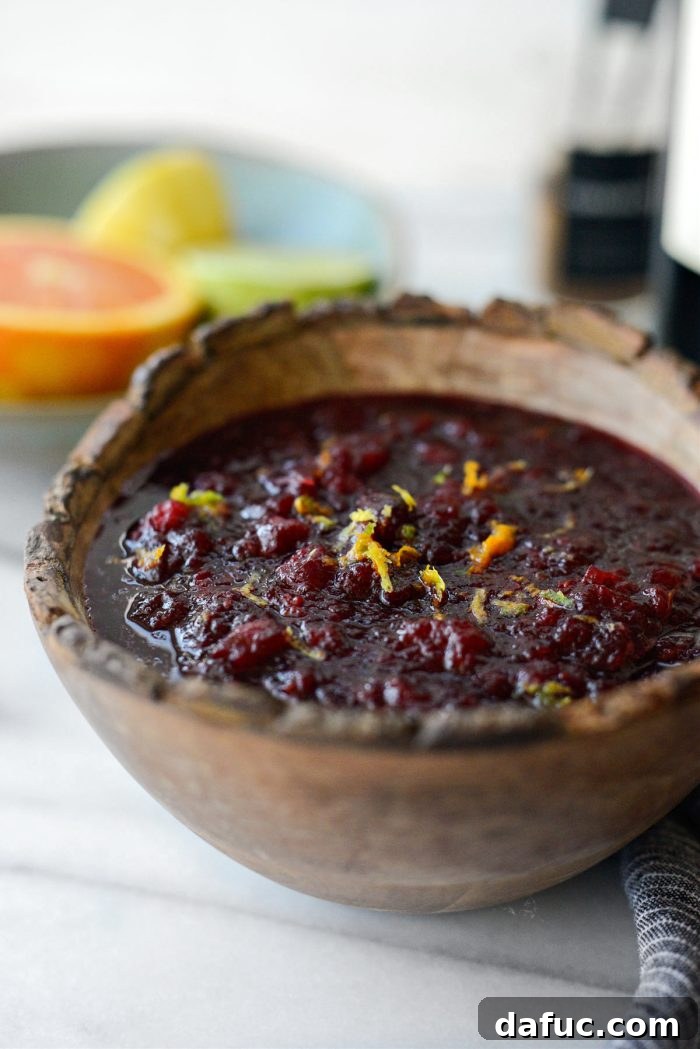 Decadent Cabernet Roasted Cranberry Sauce 15 Cabernet Roasted Cranberry Sauce
