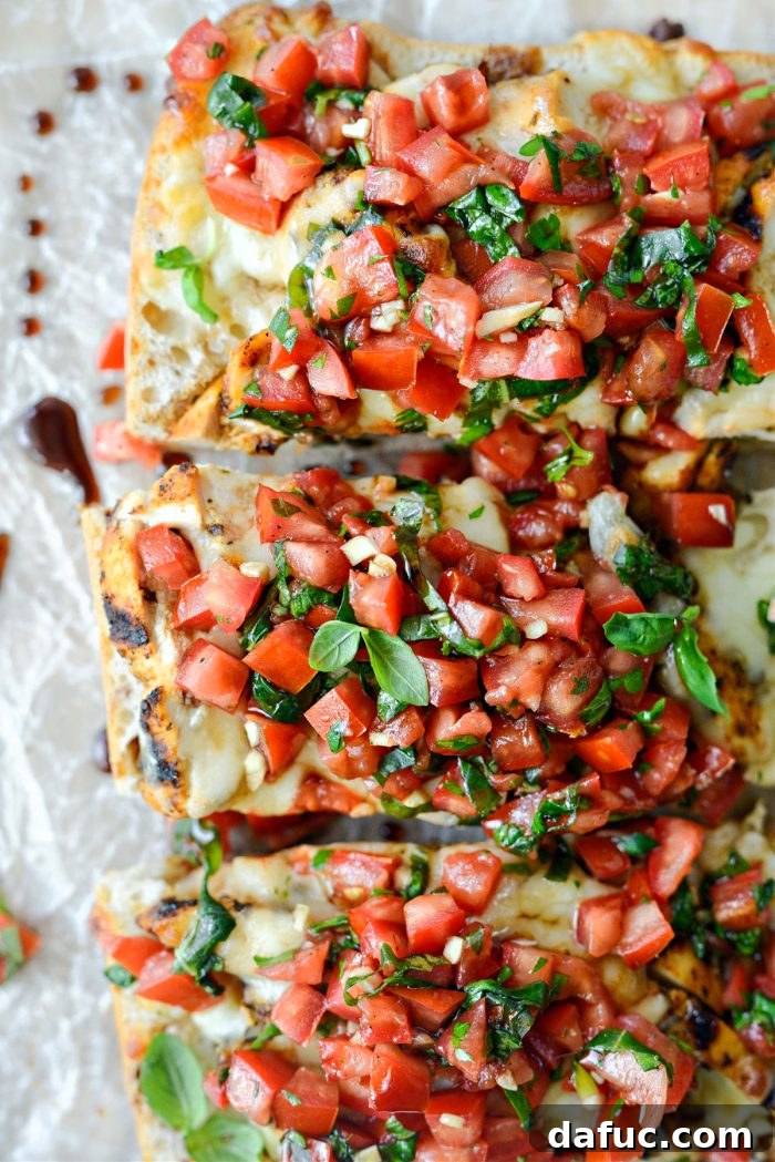 Vibrant Bruschetta Chicken Pizza 2 Freshly baked Grilled Chicken Bruschetta Pizza with vibrant toppings