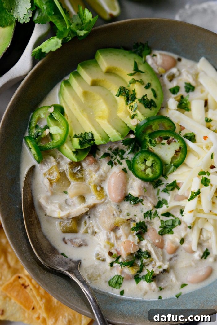 Velvety White Chicken Chili 2 White Chicken Chili