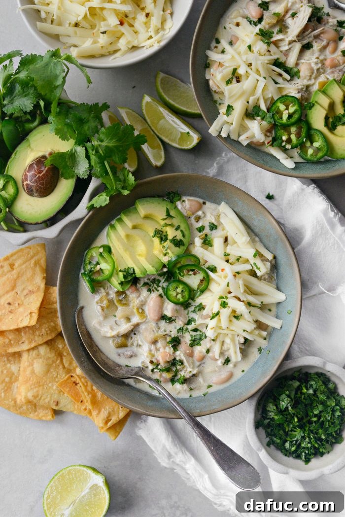 Velvety White Chicken Chili 19 White Chicken Chili
