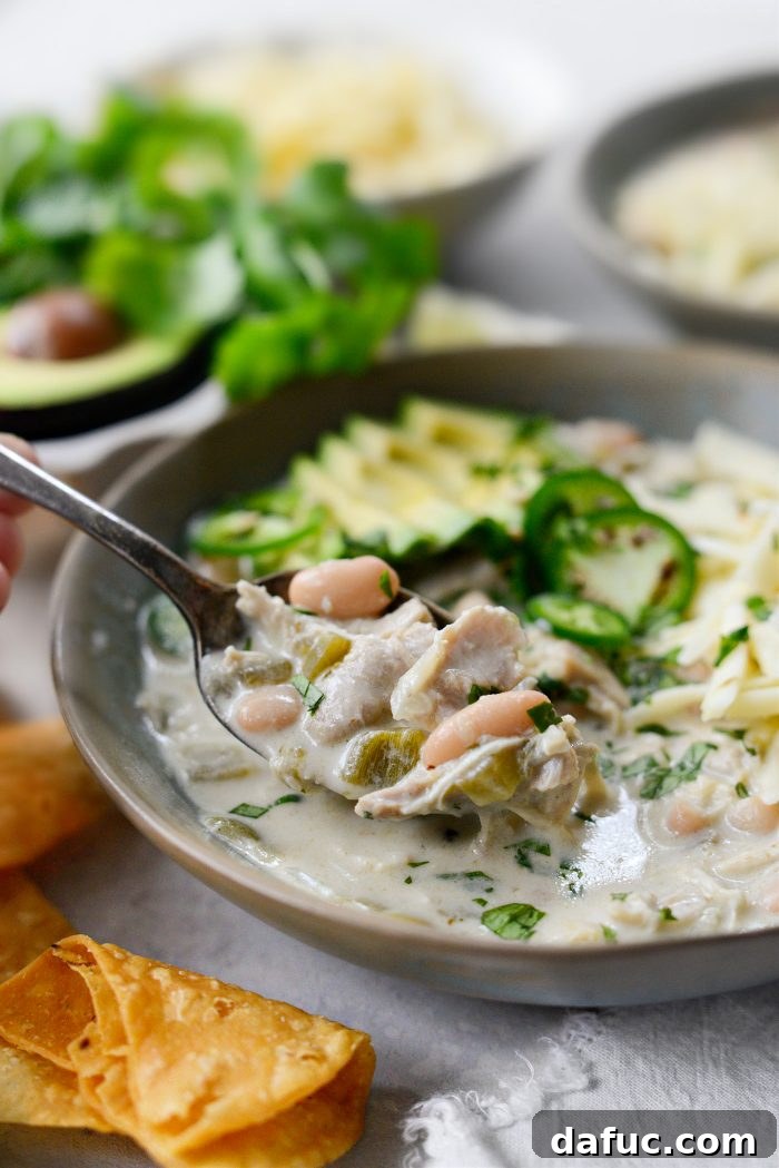 Velvety White Chicken Chili 21 White Chicken Chili