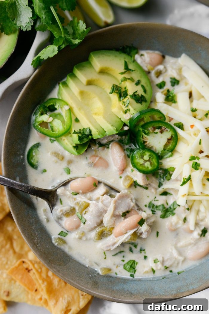 Velvety White Chicken Chili 22 White Chicken Chili