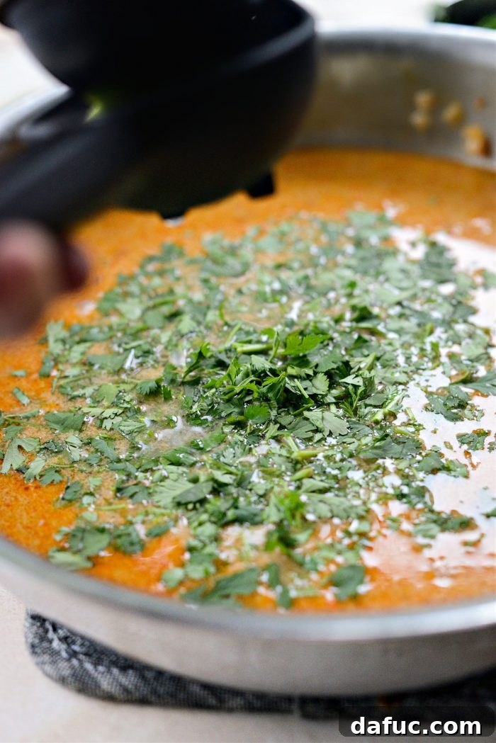 add cilantro and lime juice