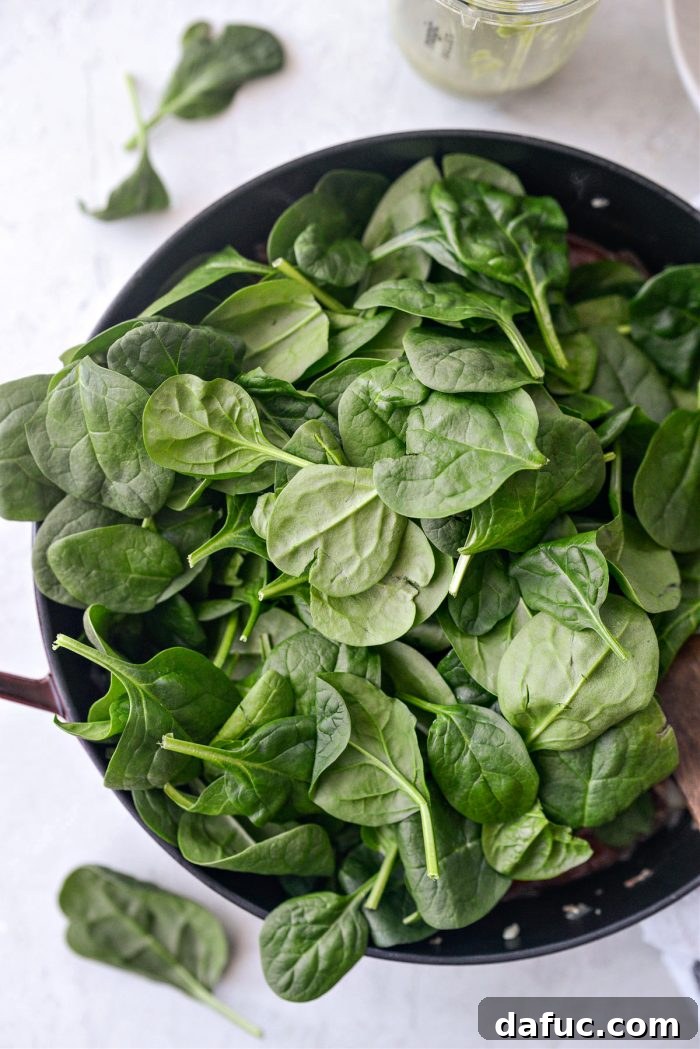 add spinach