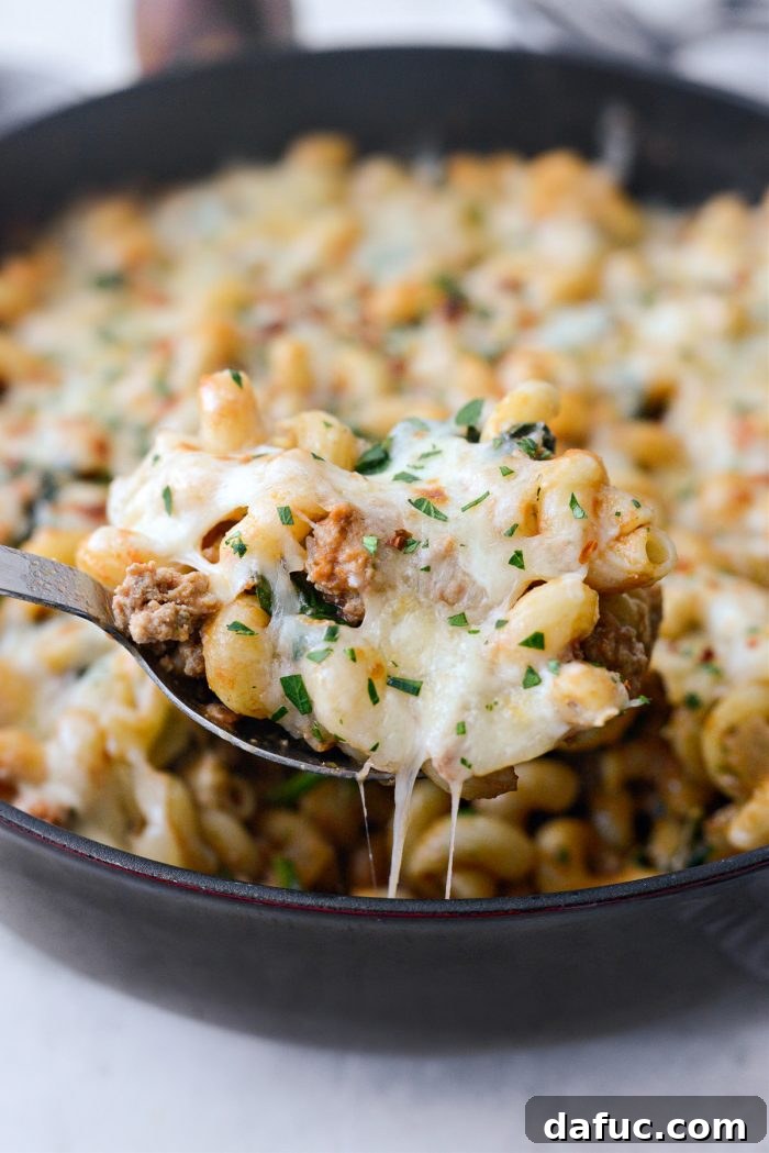 Italian Turkey Spinach Cavatappi Pasta