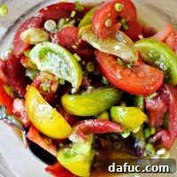 Balsamic Heirloom Tomato Salad