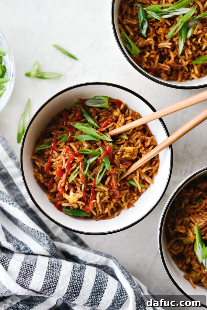 Effortless Fried Rice 2 Classic Easy Fried Rice with Green Onions, perfect for a quick homemade meal