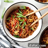 Easy Fried Rice Recipe Card Image