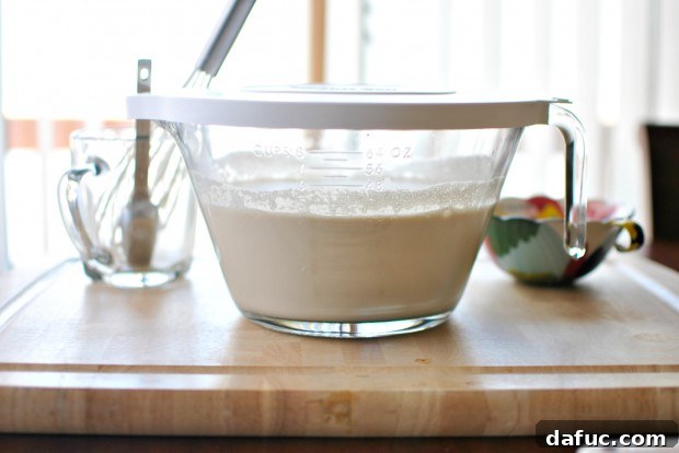 Covering and refrigerating the ice cream base
