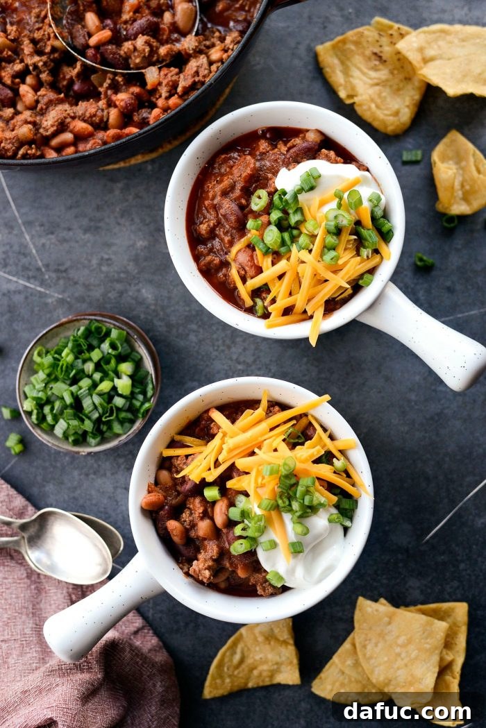 Effortless Weeknight Beef Chili 11 Easy Beef Chili Recipe