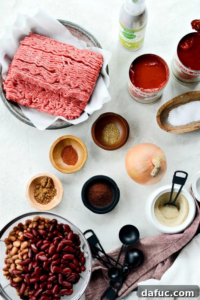 Effortless Weeknight Beef Chili 3 ingredients for Easy Beef Chili Recipe