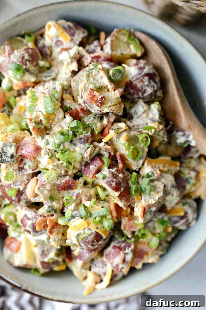 Another view of Southwest Potato Salad