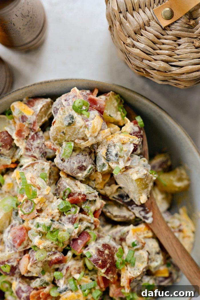 Final presentation of Southwest Potato Salad
