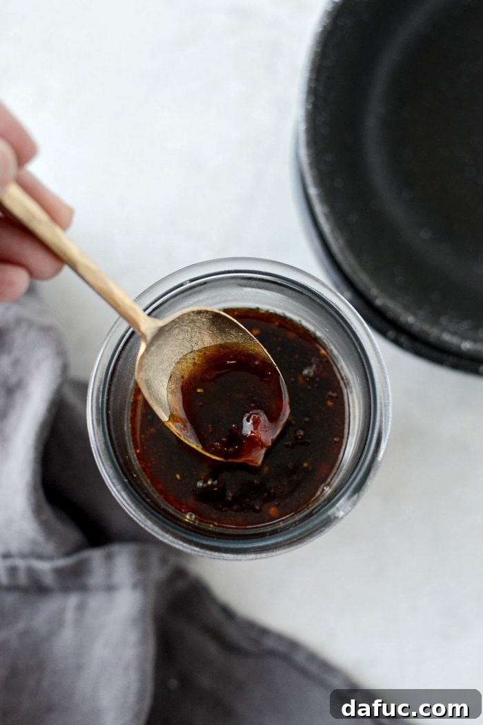 Close-up of Finished Korean BBQ Sauce