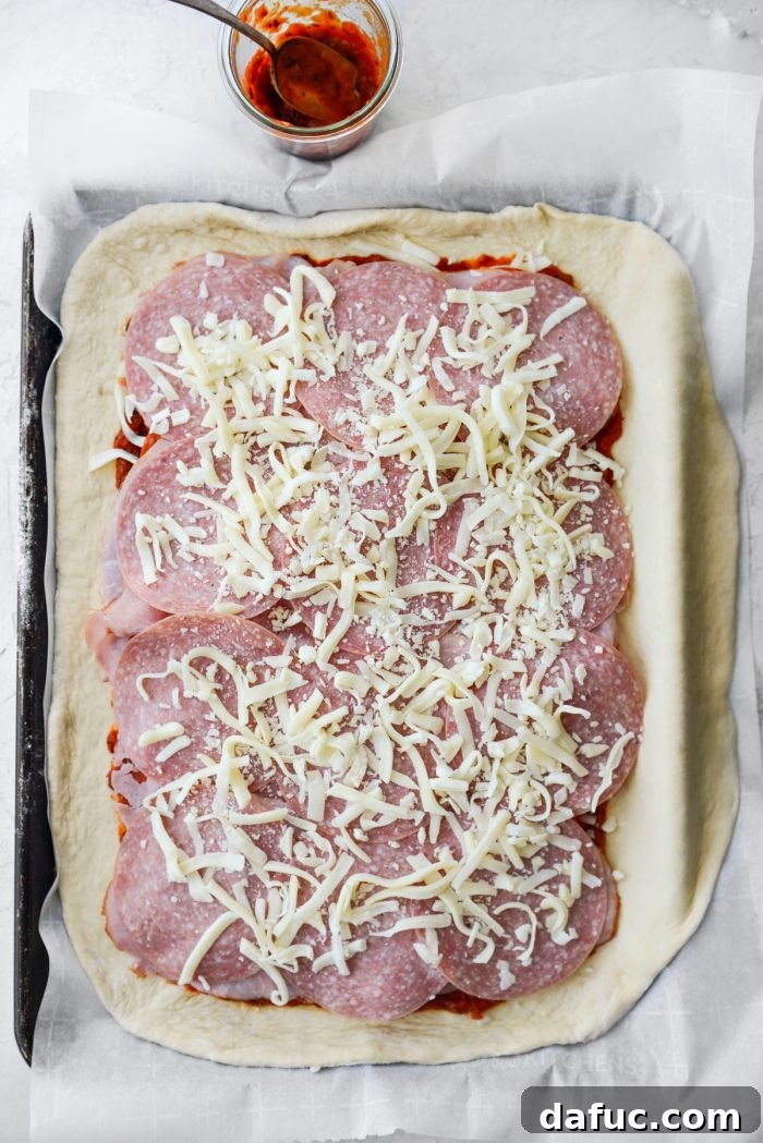 From Scratch Stromboli 14 top with the remaining cheese