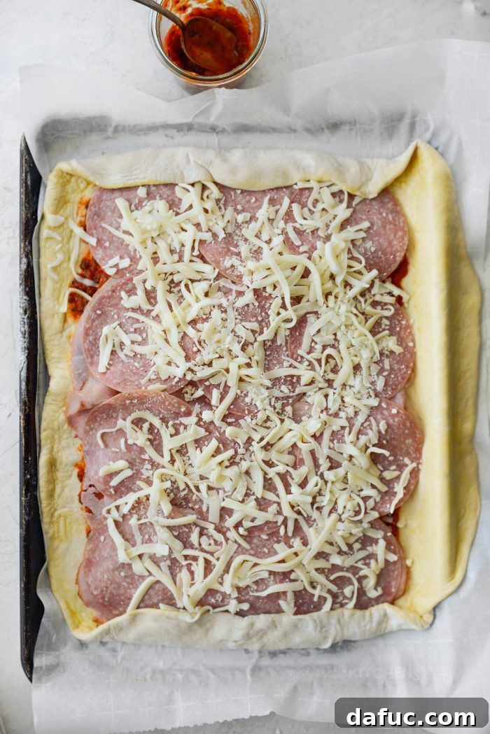 From Scratch Stromboli 17 fold over the shorter sides