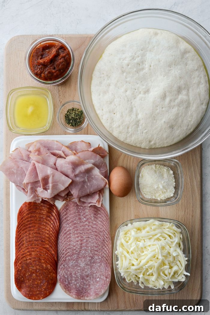 From Scratch Stromboli 4 Homemade Stromboli ingredients
