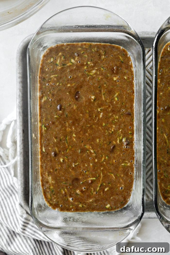 Fudgy Double Chocolate Zucchini Bread 16 Divide Batter Among Prepared Loaf Pans