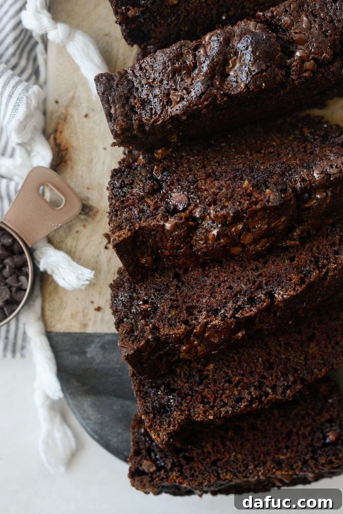 Fudgy Double Chocolate Zucchini Bread 3 Fresh Zucchini from the Garden