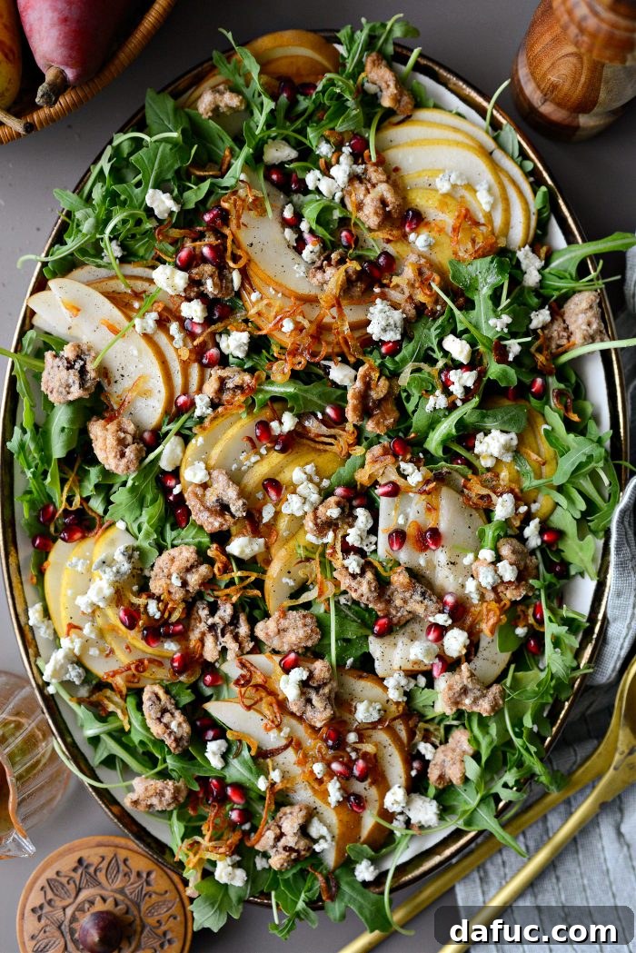 Golden Pear Walnut Medley 2 Pear and Walnut Salad