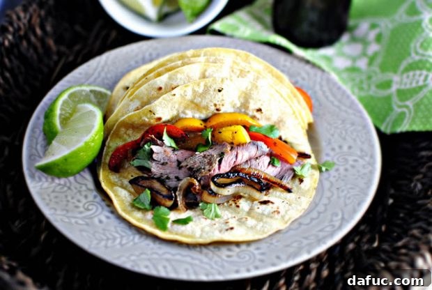 Chimichurri Steak Fajitas