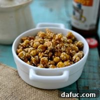 Honey Sesame Roasted Chickpeas