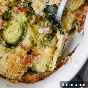 Creamy Cheesy Brussels Sprout Bake 12 Brussels Sprout Gratin