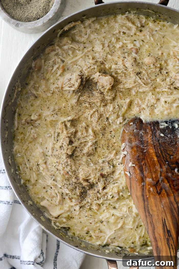 Hearty Turkey Skillet 16 Taste and season the Turkey Slop