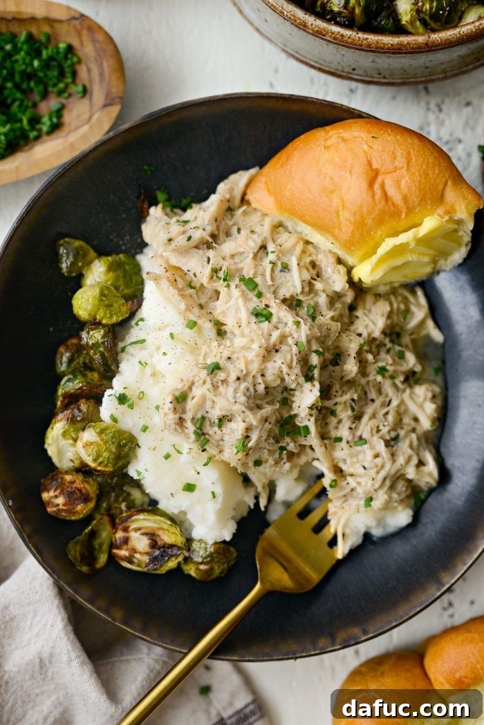 Hearty Turkey Skillet 18 Turkey Slop plated for serving