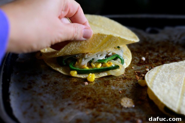 Corn, Poblano + Onion Yellow Corn Quesadillas l SimplyScratch.com (15)