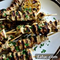 Grilled Chicken Shawarma Kebabs