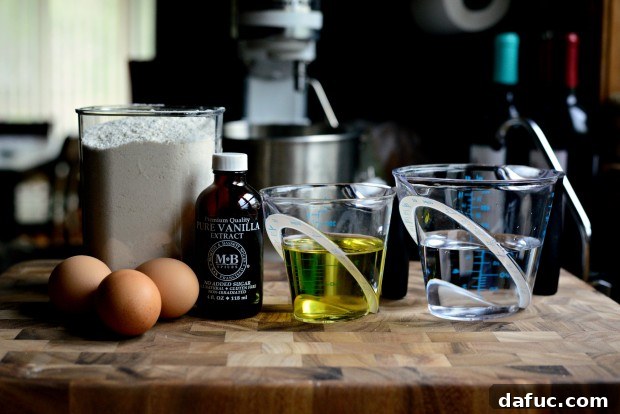 Yellow Cake Ingredients
