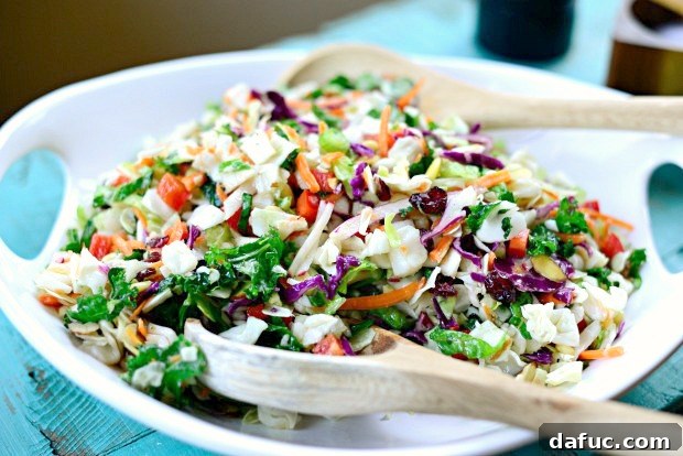 Rainbow Crunch Salad - A colorful mix of fresh vegetables.