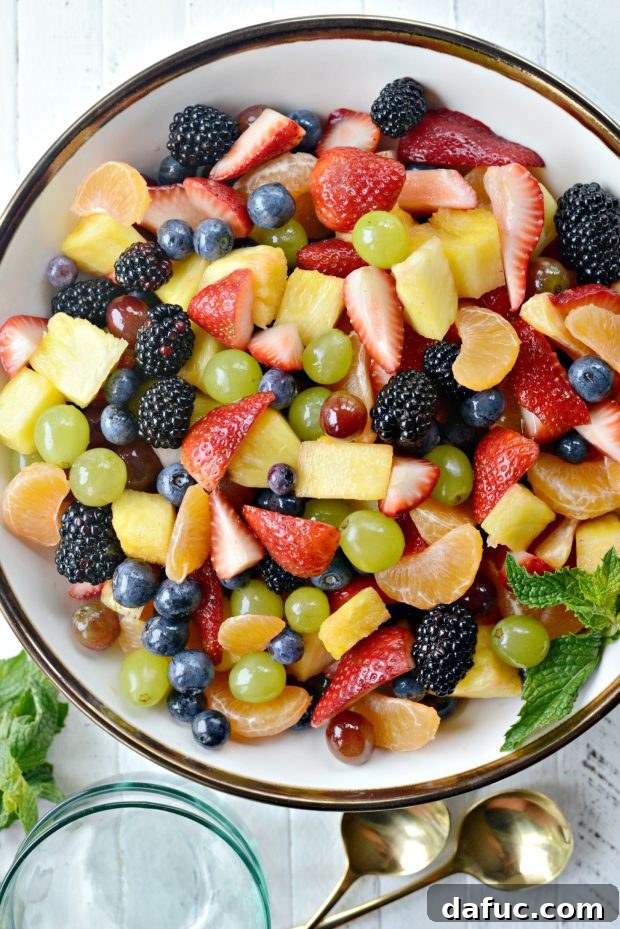 Prismatic Fruit Delight 22 Stunning close-up of rainbow fruit salad