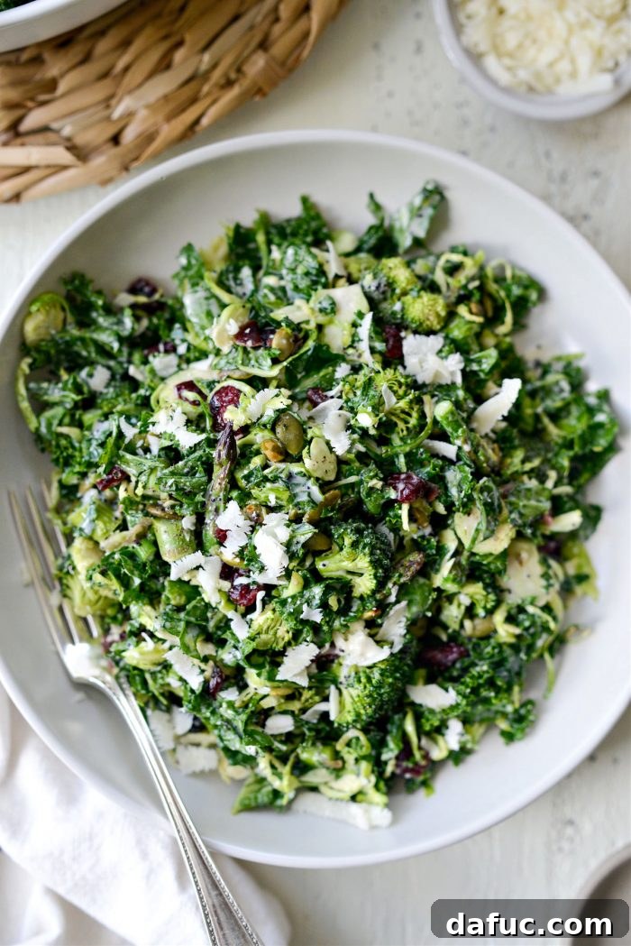 Brussels Sprout Kale Chopped Salad
