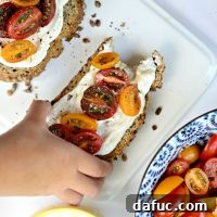 Sun-Kissed Tomato & Whipped Feta Bruschetta 2 Whipped Feta + Marinated Tomatoes on Toast