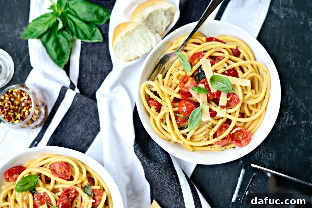 Effortless 10-Minute Cherry Tomato Sauce 4 10 Minute Fresh Cherry Tomato Sauce l SimplyScratch.com