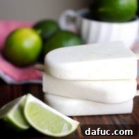 Creamy Coconut Lime Yogurt Pops 14 Coconut-Lime Yogurt Popsicles