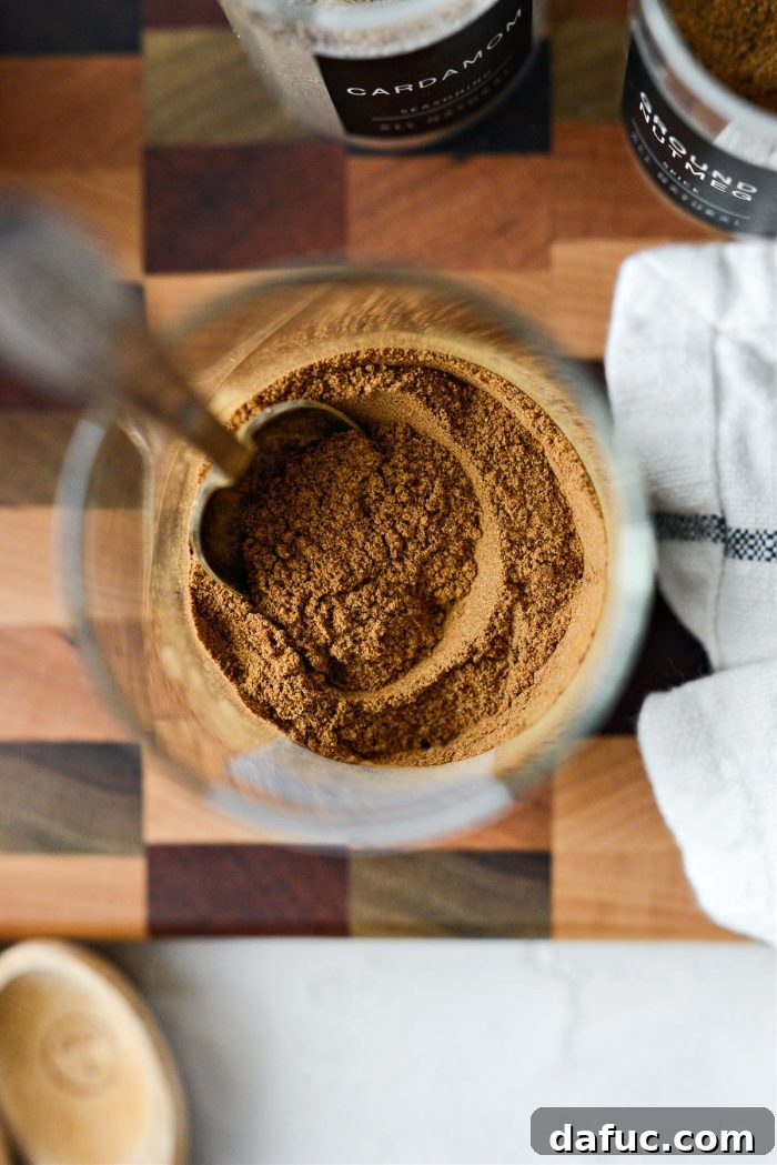 Handcrafted Apple Pie Spice Mix 3 Close-up of Homemade Apple Pie Spice