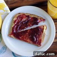 Mango Honey Butter and Raspberry Toast