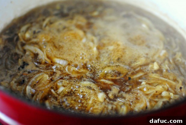 Boiling the mixture